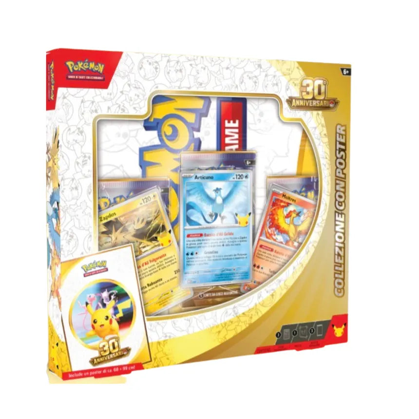 Pokemon Collezione con poster - 30th