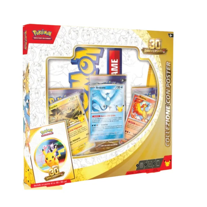 Pokemon Collezione con poster - 30th