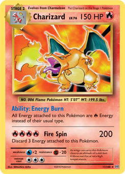 Carta Charizard sospesa